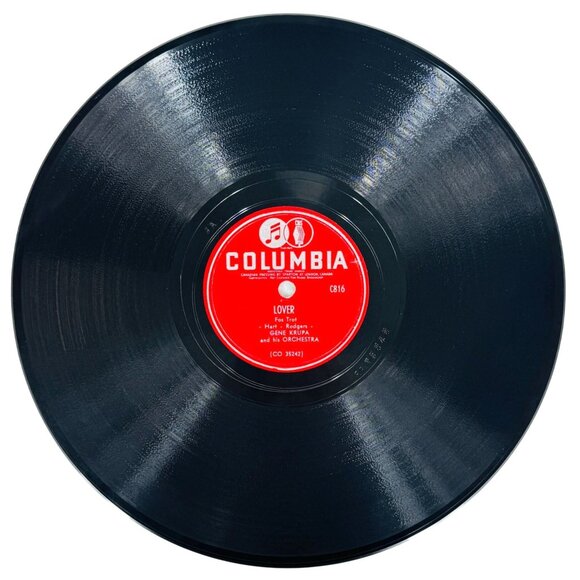 Gene Krupa Boogie Blues / Lover 10in Shellac 78 RPM Columbia C816 - Picture 3 of 4